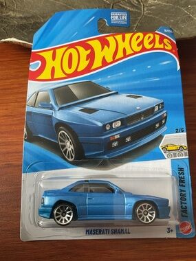 Hot wheels Blue Maserati Shamal Toy Car